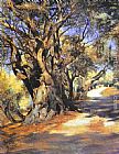 Henryk Hector Siemiradzki Road from Rome to Albano painting